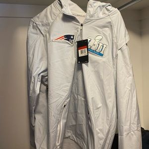 New England Patriots Super Bowl 52 media day jacket